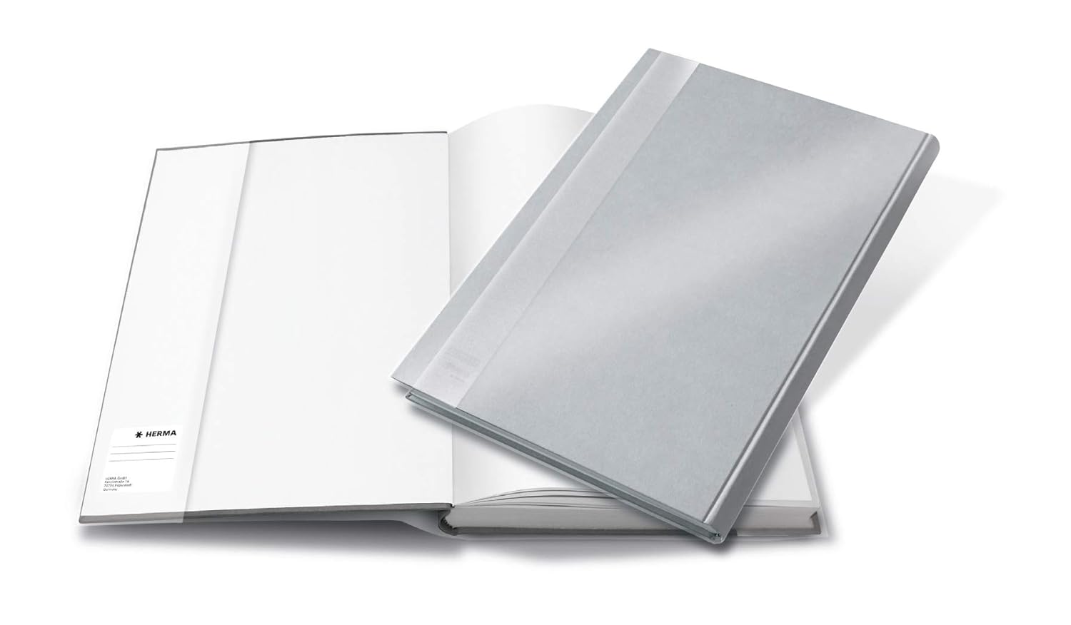 HERMA 14250 Buchumschlag Basic 1 Buchschoner für Schulbücher Buchhülle aus robuster Folie mit