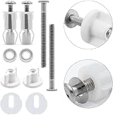 Raiflager Universal Toilet Seat Screws Bolts Fixings Hinges White 2 Sets view 3