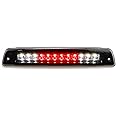 Tresound for 1994-2001 Dodge Ram 1500 2500 3500 LED Third 3rd Brake High Mount Stop Light Cargo Lamp (Chrome Housing + Smoke Lens)