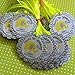 Thanks for Showering Yellow Gray Elephant Favor Tags for Baby Shower Party Celebration by Adore By Nat - Set of 12