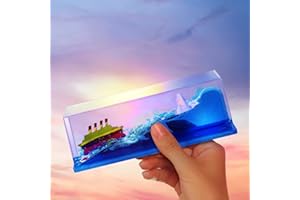 2BK Titanic Cruise Ship Model Decorative Paperweight, Ship Home Decor - Never Sinking Cruise Ship Decorative Car Display Cases & Gifts