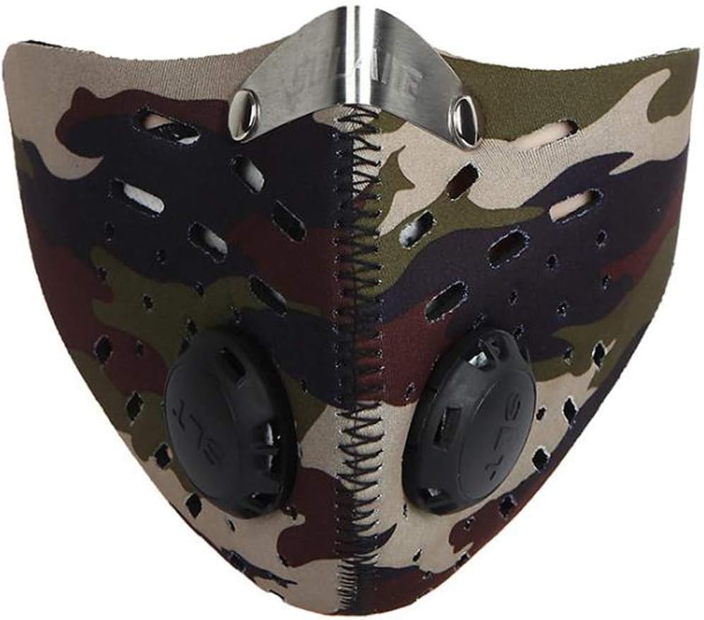 Washable Dustproof Cotton 𝐌𝐀𝐒𝐊 with Breathing Valves, PM2.5 Windproof 𝐌𝐀𝐒𝐊 Foggy Haze Pollution Respirator