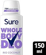 Sure Rio Coconut Whole Body Deodorant 150 ml Aluminium-Free 72h view 2