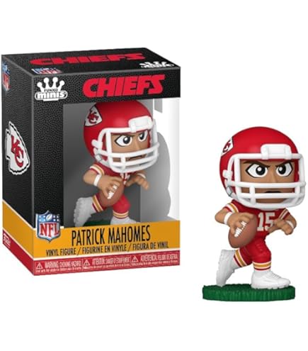 McFarlane Toys NFL Kansas City Chiefs Sports Picks Football Patrick Mahomes 7 Action Figure White Pants, Platinum Edition, Chase Version