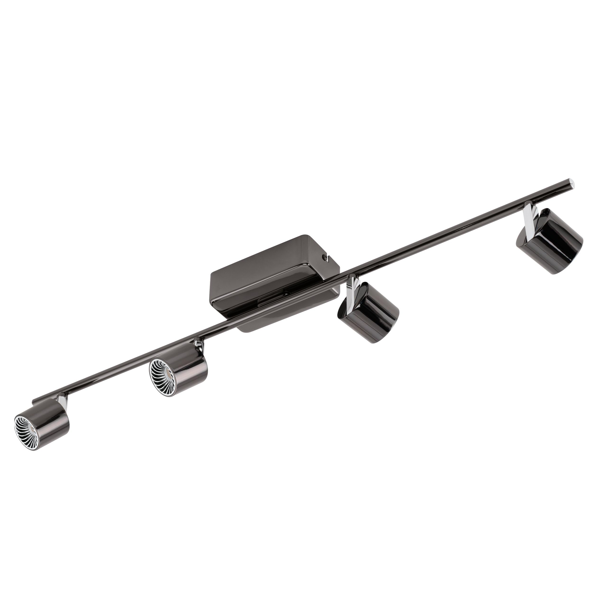 EGLO MAURANO Spotlight Ceiling Light 4-Bulb Die-Cast Aluminium Built-in 5 W Nickel-Nero Chrome