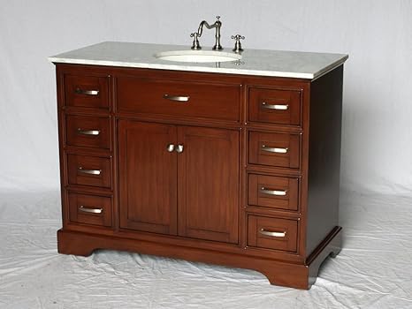 46-Inch Contemporary Style Single Sink 