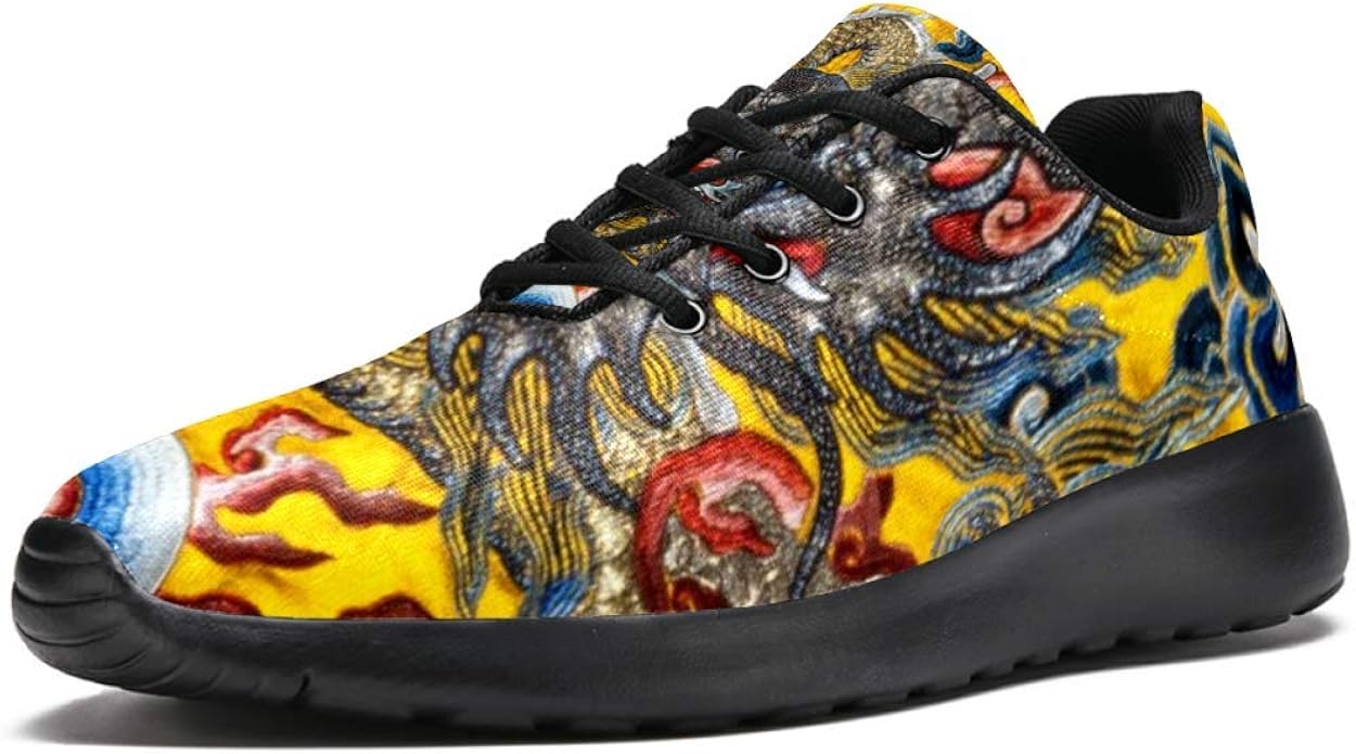Amazon.com | LORVIES China Dragon Symbol Men’s Running Shoes Jogging