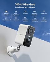 ieGeek 2K Wireless Security Camera Outdoor Battery 2 Pack Color Night Vision view 3