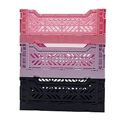 Collapsible Storage Box, Foldable Crate Organizer