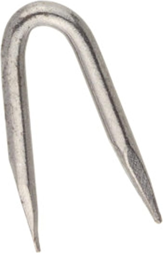 Design61 Stahlkrampen 22/25 Verzinkt Extra Scharf 100 Gramm (ca. 100 Stück