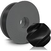 Bamboo TPU for AMS 3D Printer Filament, Multi-Color High-Speed Printing Soft Flexible Filament with RFID for Bambu Lab H2,A1,A1MINI,X1,P1 All Series AMS 1KG +/- 0.03mm (Black 53101)