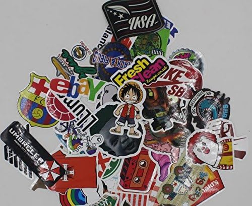 50pcs mixed decal Car Styling laptop snowboard luggage motorcycle bike suitcase accessories car sticker covers