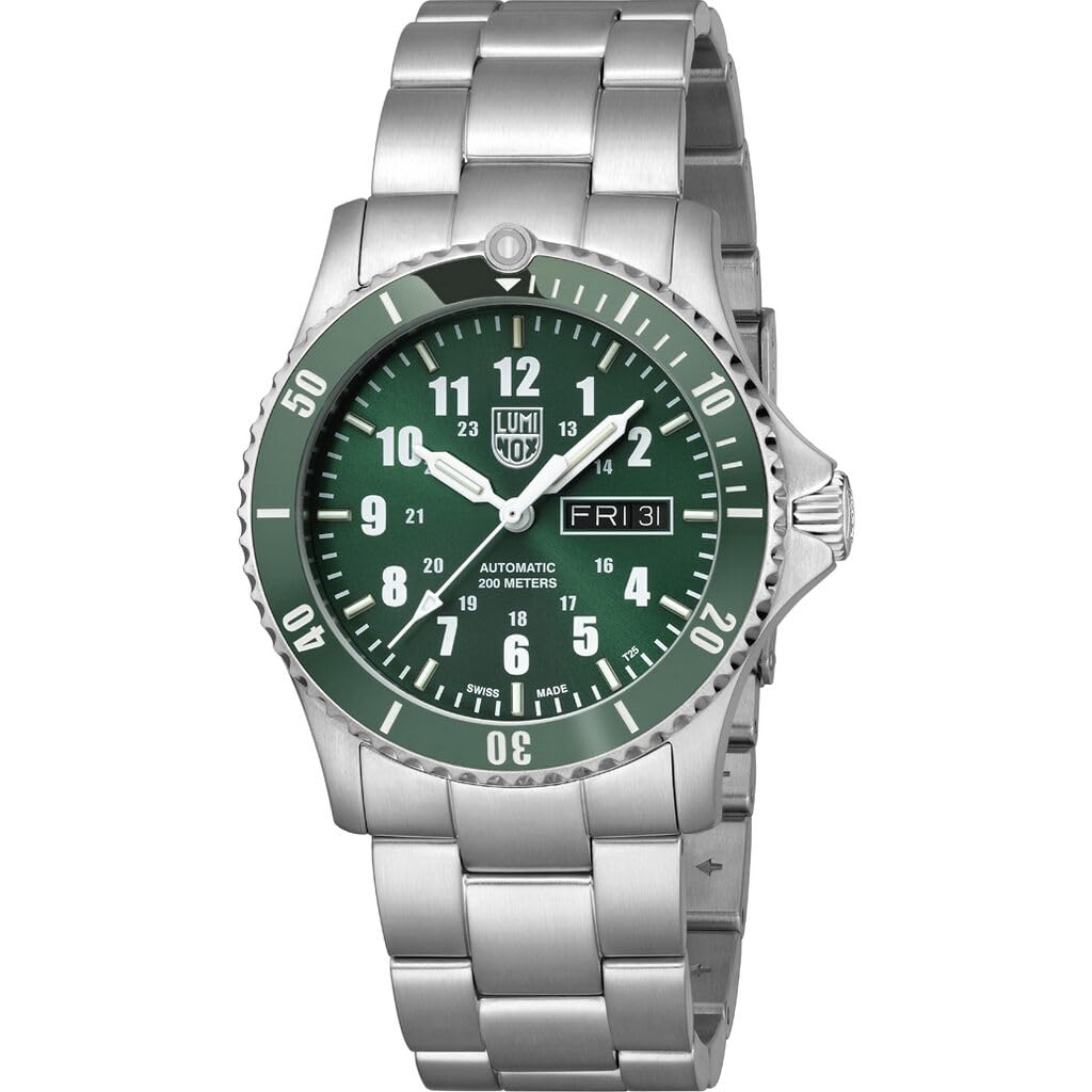 Luminox Sport Timer Automatic 0920 Series Watch | 42mm Green|White | 20ATM