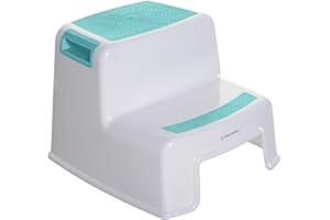 Dreambaby - 2 Up Toddler Step Stool With Non Slip Base, Kids Step Stool for Bathroom, Potty Training and Kitchen, Holds up to