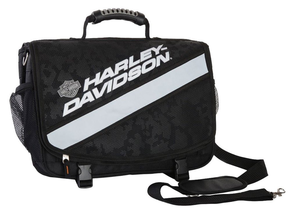 Harley Davidson Messenger Bag, Black HarleyDavidson