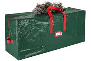 Christmas Tree Storage Bag Strong Waterproof Xmas Disassembled Trees Bag with Reinforced Handles Rectangle
