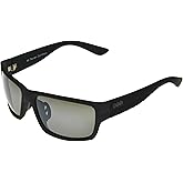 Foster Grant Men's All Terrain Lionel Wrap Sunglasses, Black, 60mm