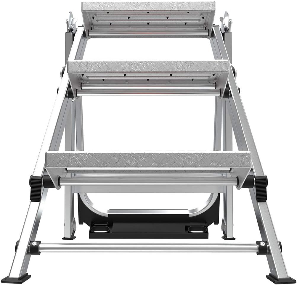 Little Giant Ladders, Safety Step, 3-Step, 3 Foot, Step Stool, Aluminum, Type 1A, 300 lbs Weight Rating, (10310BA): Home Improvement