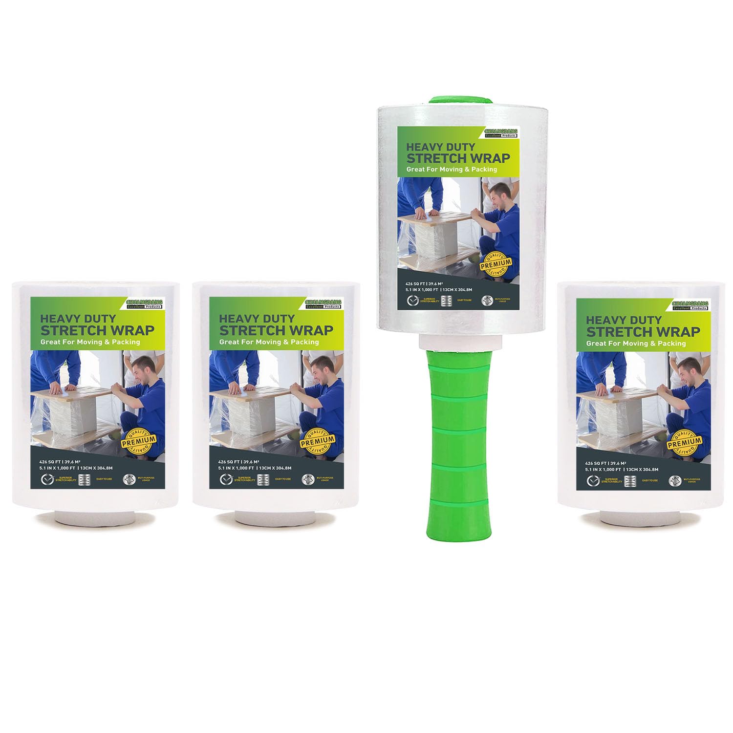 Photo 1 of (see all images) Mini Clear Stretch Wrap Film roll