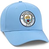 Fan Ink Manchester City Adjustable Snapback Hat, Licnesed M. City Dad Cap. Blue