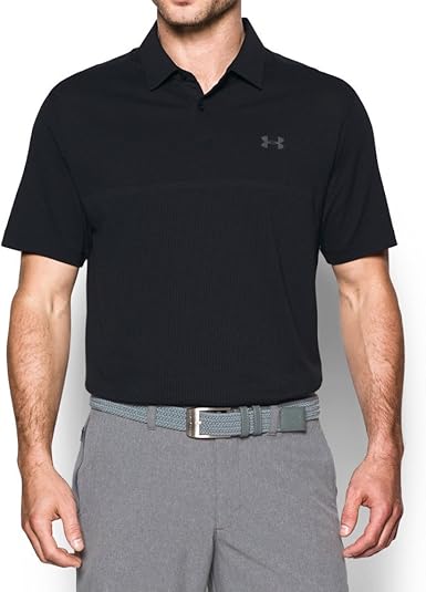 under armour black polo