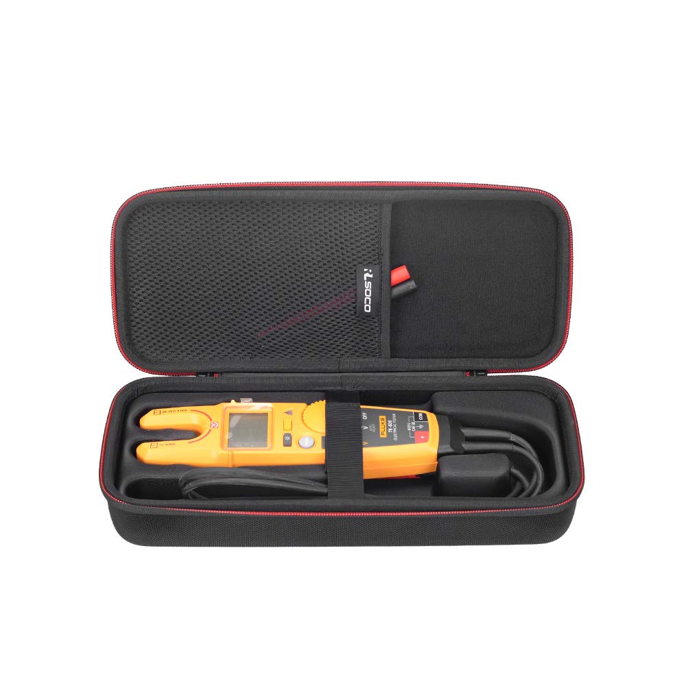 RLSOCO Hard Case for Fluke T6-600/T5-1000/ T5-600 / T6-1000 Electrical Voltage Tester |Travel Cover Dustproof, Water-Resistant |Storage Bag with YKK Zipper & Scratch Protection-Black (Case Only)