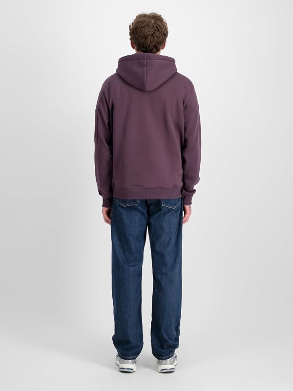 Alpha Label Hoody para Hombre Plum L