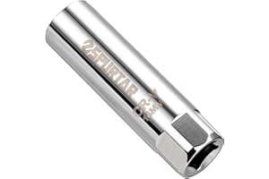 Spurtar 14mm Spark Plug Socket 3/8-inch Drive Thin Wall Magnetic Spark Plug Socket - 12-Point Design Compatible with BMW, Mercedes, Nissan, Mini Motorcycle, SUV, Car