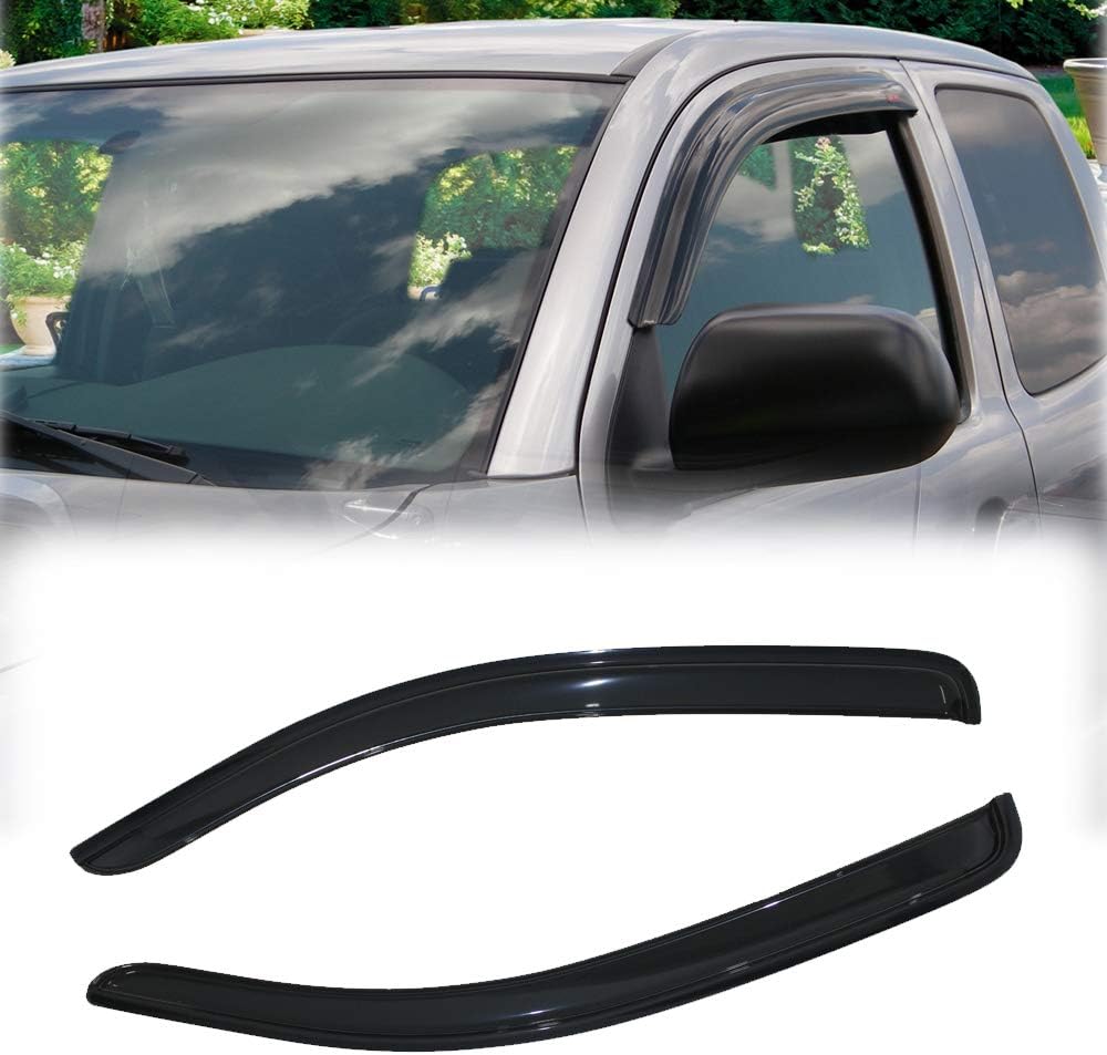CBX Auto 2pcs for 05-15 Tacoma Access/Double Cab Sun Rain Guard Vent Shade Window Visors