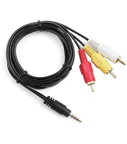 Aves3.5mmケーブル Amazon | オーディオ/ビデオAV 3.5 MM to 3-rca 5 ft複合