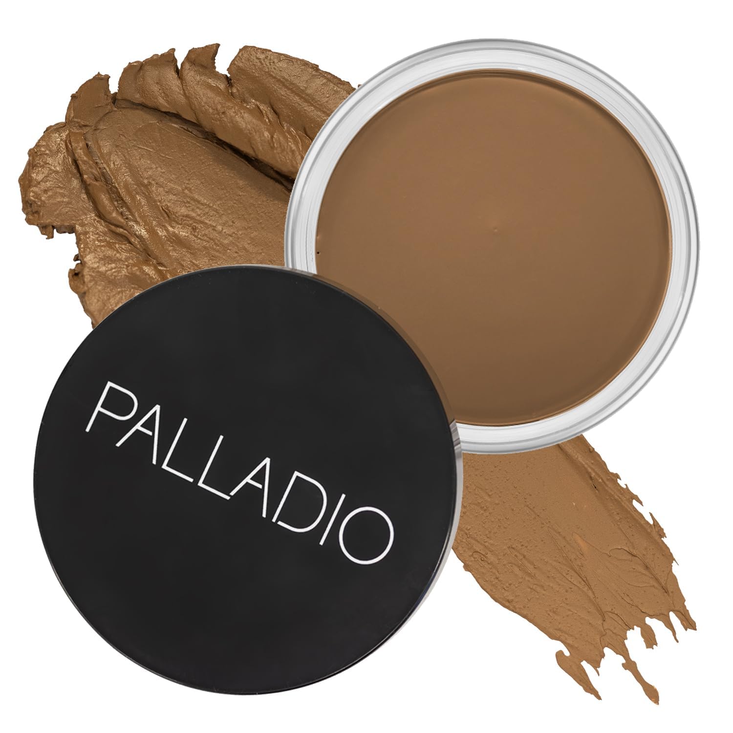 Palladio Cream Bronzer for Face & Skin, Creates a Sun Kissed Glow, Infused with Aloe & Cocoa Butter, Buildable Coverage, Vegan Formula, Cruelty Free, Suitable for All Skin Types, (Toasted Almond)