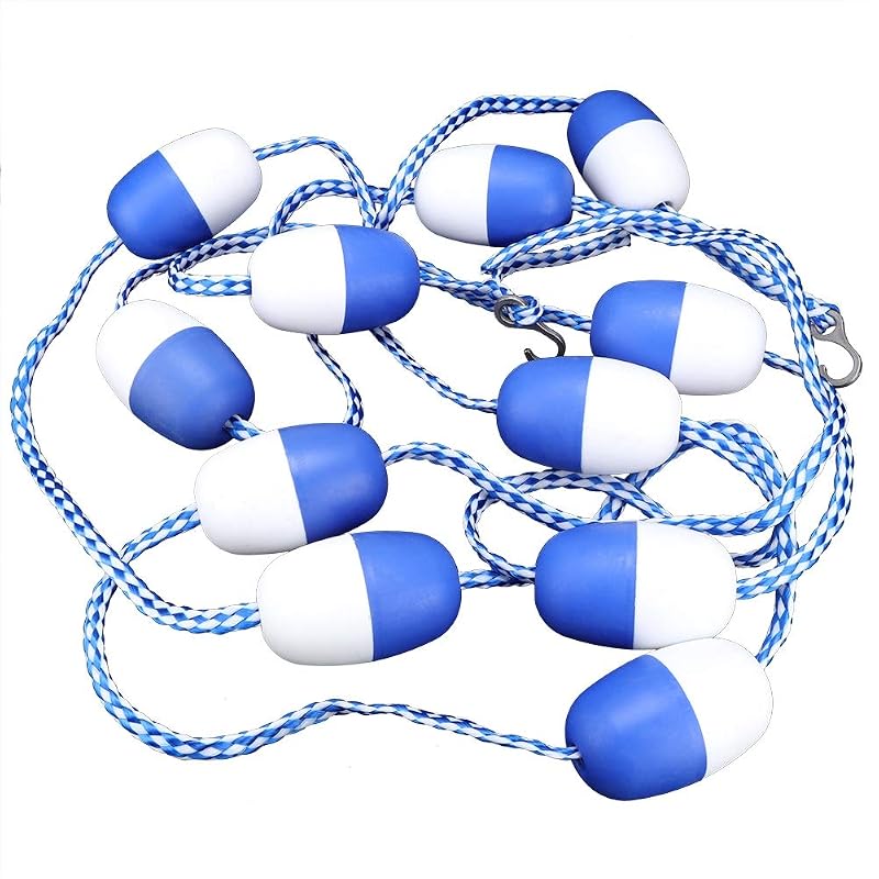 5m Swimming Pool Safety Rope with 11 Floats - Durable Nylon Divider