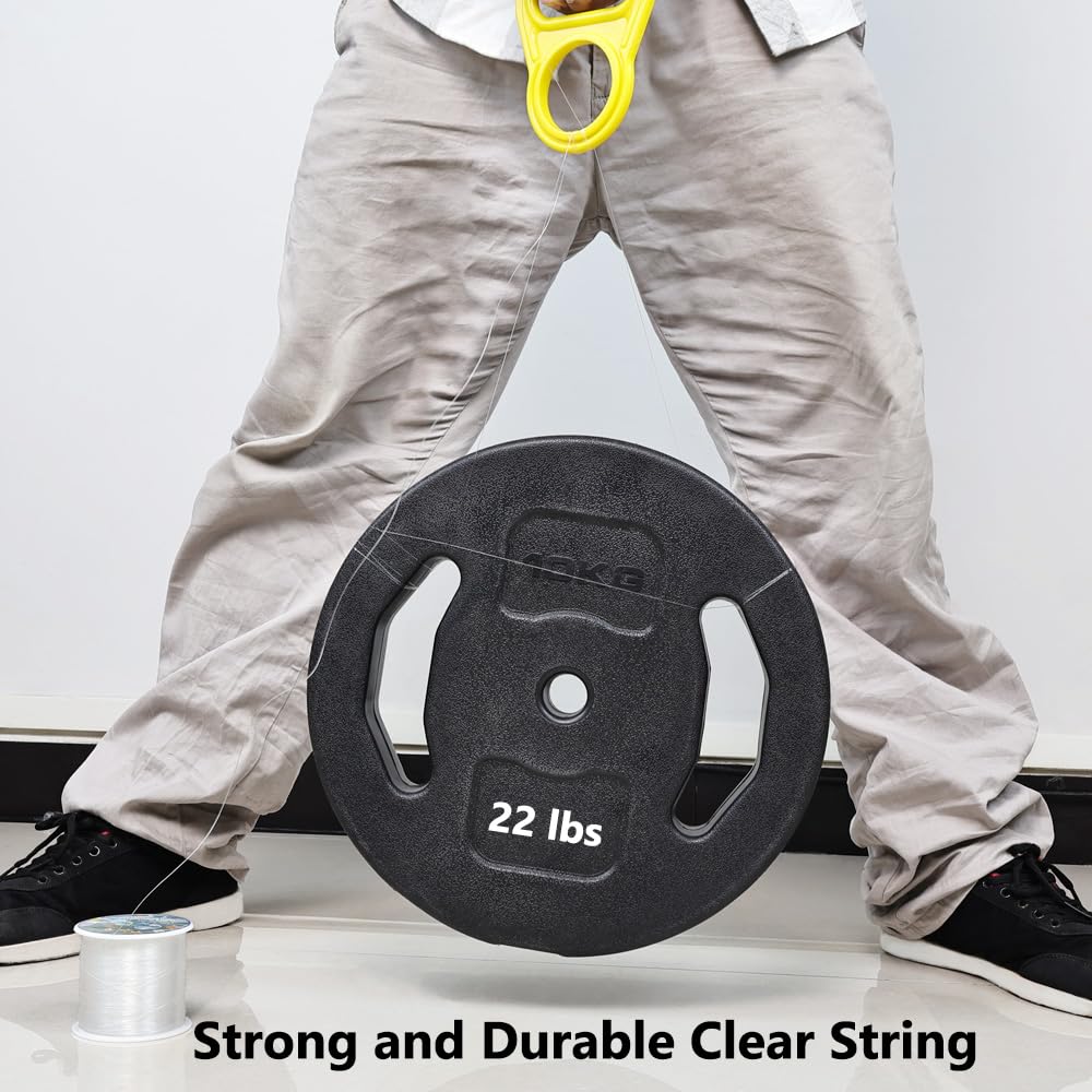 Fishing Wire, 1640 ft Clear Fishing Line, Strong Invisible String for Hanging Decorations, Balloons, Crafts, Jewelry Making, Beading, Bracelets and Necklaces