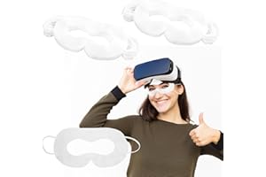 50-Pack Disposable VR Sweat Guard - Sweat Guard for Quest 3 and Oculus FixlyFido VR Face Mask Pads - Facial Interface Accessories for Meta Quest 3 and Quest 2