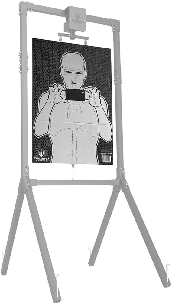 Triumph Systems Threat/No Threat Targets 10Pk Cardboard