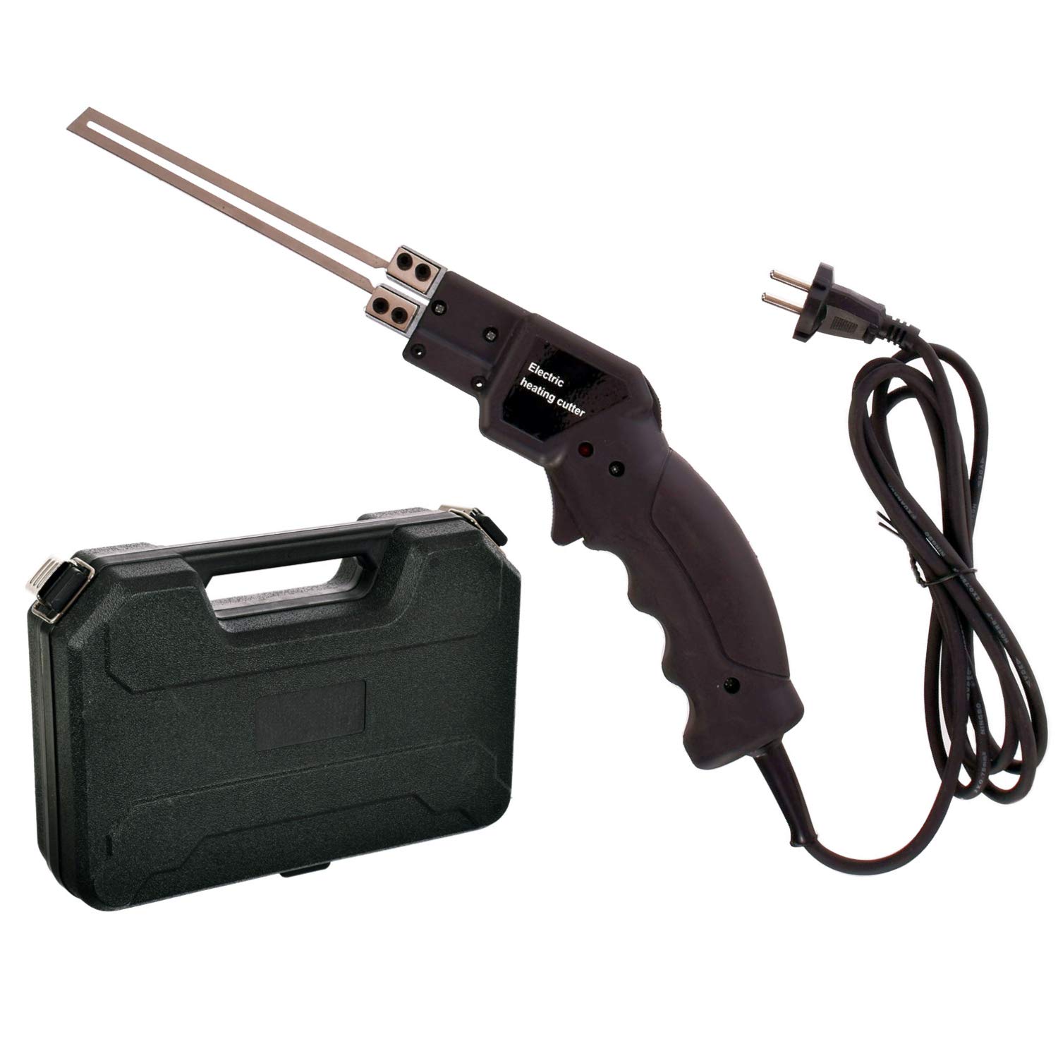 Polystyrene Cutter 500 °C Thermal Cutter with Case Electric Foam Knife Thermosaw, Depth Stop