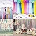 KeNeer 8 Rolls Party Streamers Multi-Color Party Decorations Crepe Paper for Birthday Wedding Concert and Various Festivals