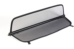 Wind Deflector for Mercedes A207 (2010-2016) - Foldable - with Quick Release Fastener - Black | Windstop | Wind Blocker
