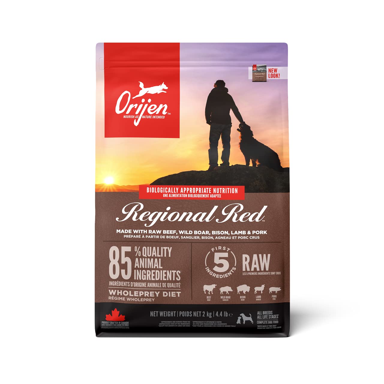 【正規品】カナダ産 オリジン レジオナルレッドドッグ 2kg Orijen dogfood regional red商品画像
