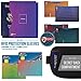 Money Belt for Travel for Men & Women - with RFID Blocking Sleeves - Multiple Compartments & Hidden Pocket for Safe Travel and Daily Use. (Black)