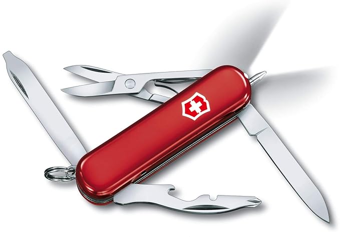 Victorinox Taschenmesser Midnite Manager (10 Funktionen, LED-Licht, Schere)