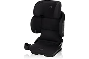 Maxi-Cosi Tanza Belt-Positioning Booster Car Seat – Compact & Foldable,Travel Carseat, Rigid UAS Installation, 10-Position Ad