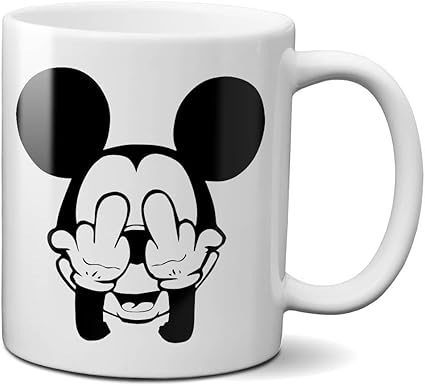 Amazon Co Jp ミッキーマウス スワッグ トリッピー ディズニー ドープ ファック ファニー ノベルティ ギフト マグ コーヒー ティーカップ 箱入り プレゼント ホワイト セラミックマグ ホーム キッチン