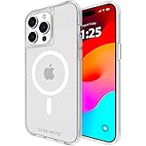 Case-Mate Tough iPhone 15 Pro Max Case - Clear [12ft Drop Protection] [Compatible with MagSafe] Magnetic Phone Case for iPhone 15 Pro Max 6.7", Shockproof Cover with Anti Yellowing, Anti Scratch Tech
