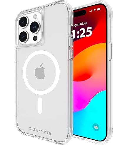 Amazon.com: Case-Mate Tough Clear iPhone 15 Pro Max Case [16ft D3O