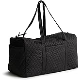 Vera Bradley Women's Premium Cotton Large Original Duffel Bag, Moonless Night, One Size