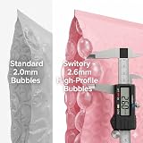 Switory 25Pcs Padded Envelopes 15.3x22.9cm Bubble Mailers Pale Pink view 8