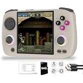 RG Cubexx Retro Game Handheld 3.95 Inch IPS Screen 720*720 Linux System,RGCube XX 64GB Card Pre-Installed 5373 Games 3800mAh Supports 5G WiFi Bluetooth Online Fighting,Streaming