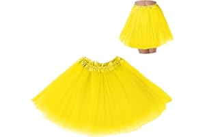 BFONS Tutus for Women Adult Tutu Tulle Skirts Costumes for Women 3 Layered Womens Tutu Skirts for Girls Teen Halloween Running