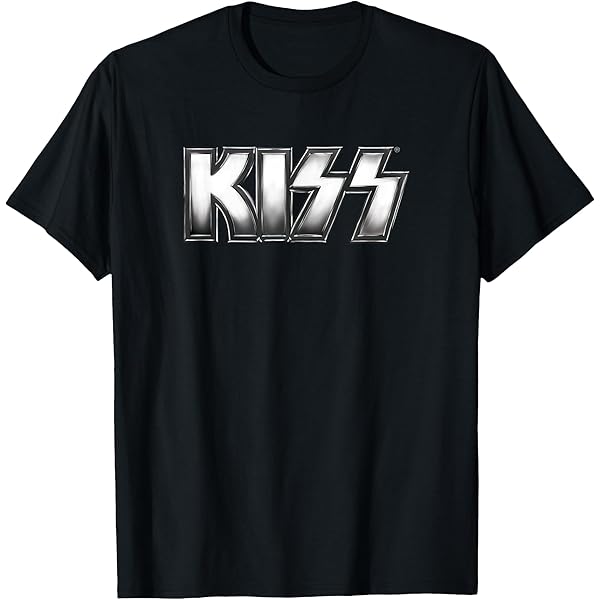 Amazon.com: KISS - Static Logo T-Shirt : Clothing, Shoes